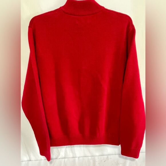 Chaps Sweater zip neck, patterned, winter, Christmas size XL, EUC - Picture 4 of 4